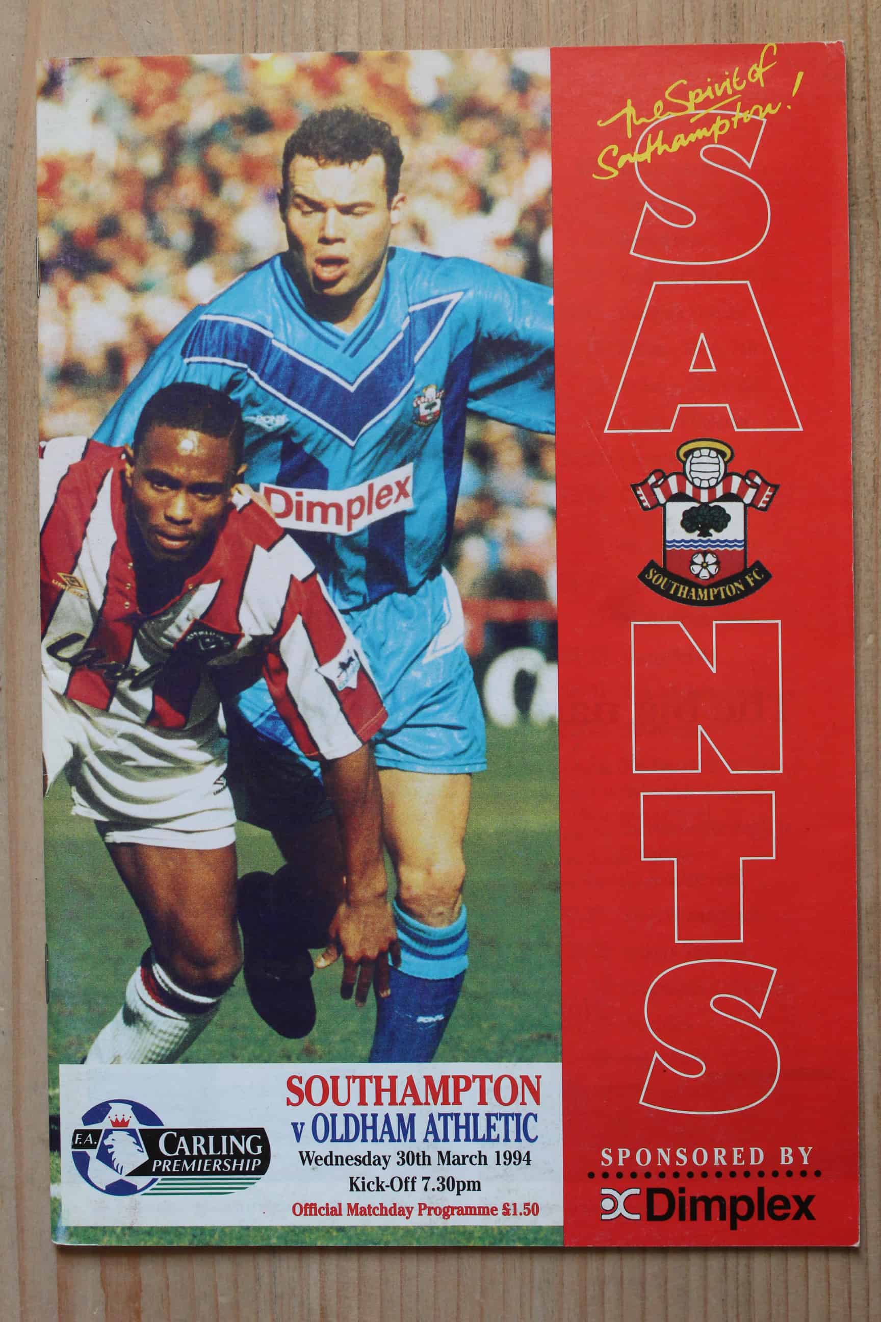 Southampton FC v Oldham Athletic FC